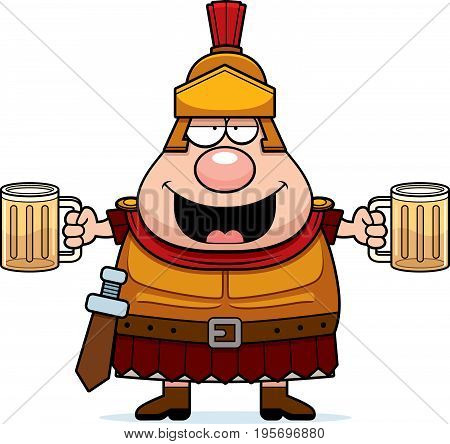 Drunk Cartoon Roman Centurion