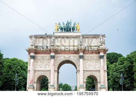 Triumphal Arch (arc De Triomphe Du Carrousel)