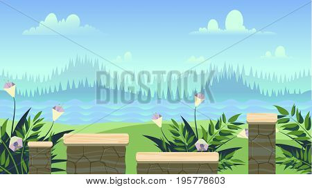seamless background for games mobile applications and computers. Vector illustration for your design , Fits on mobile devices and may be scaled for desktop size.1920x1080