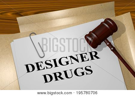 Designer Drugs Concept