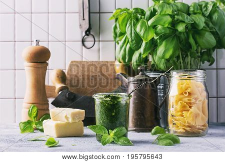 Freshly Cooked Green Pesto