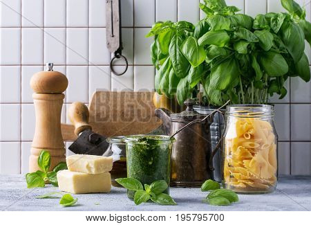 Freshly Cooked Green Pesto