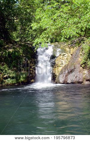 Water jumps in rivers, cataracts cracked The Montseny