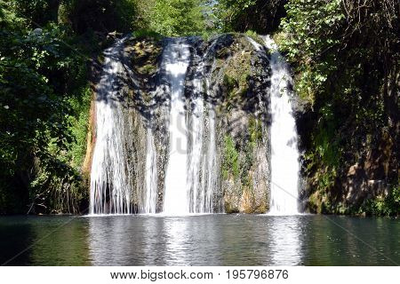 Water jumps in rivers, cataracts cracked The Montseny