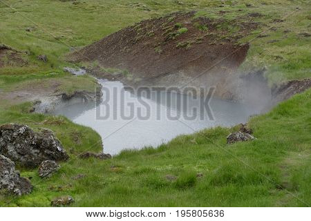Hveragerdi Valley Of Hot Waters In Iceland