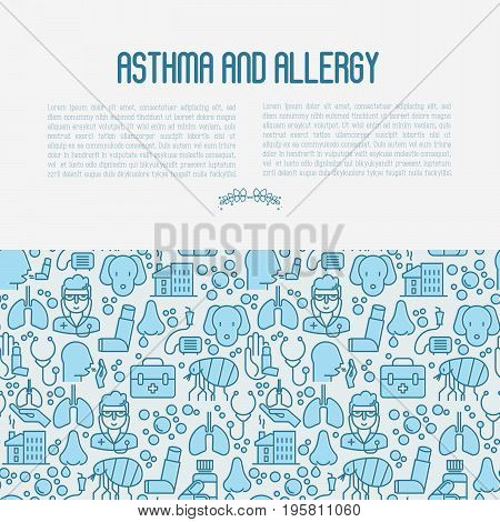 Asthma Allergy Vector Photo Free Trial Bigstock