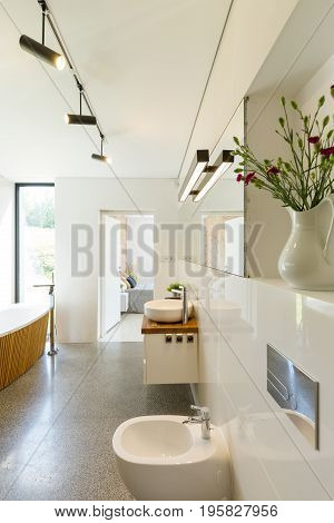 Bathroom With Free Standing Bath