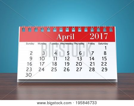 3D Rendering Calendar