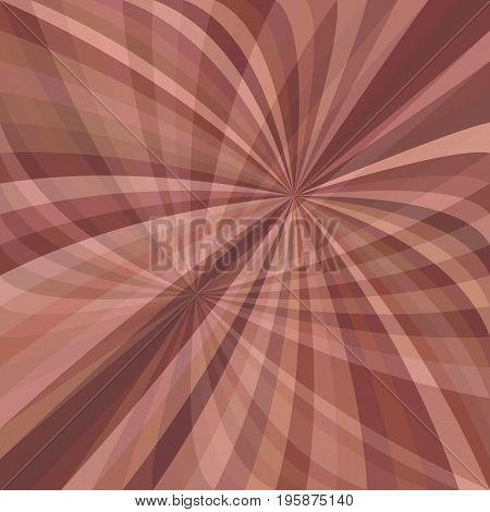 Abstract curved ray burst background - vector graphic from striped rays