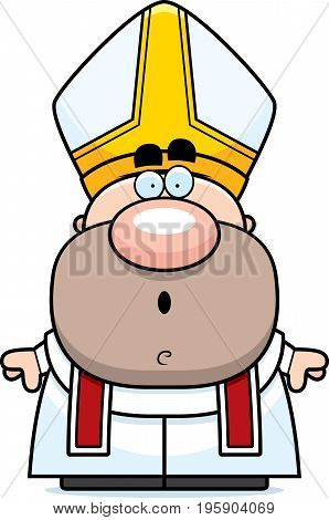 Surprised Cartoon Pope