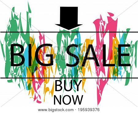 Super sale banner. Sale and discounts. Vector illustration. Sale banner template design