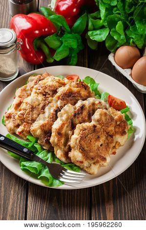 Chicken Medallion With Red Pepper Portions