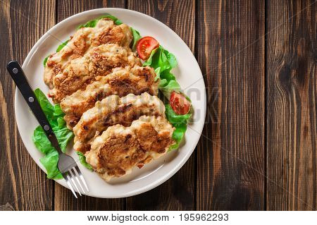 Chicken Medallion With Red Pepper Portions