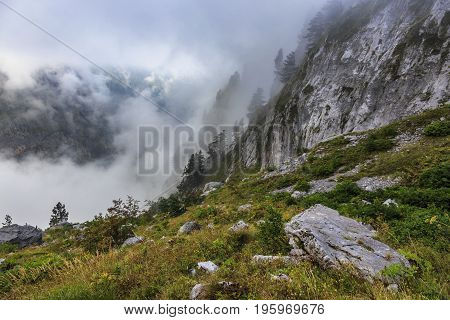 Amazing mountain landscape in Prokletije National Park, Montenegro