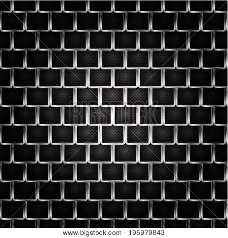 Metal plates background with light effect. EPS 10 and Jpeg