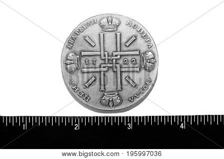 Antikvariat. Antique Iron Coins.