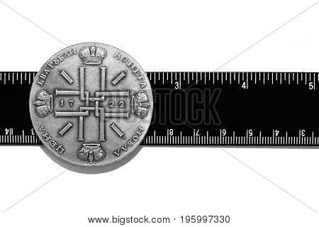 Antikvariat. Antique Iron Coins.