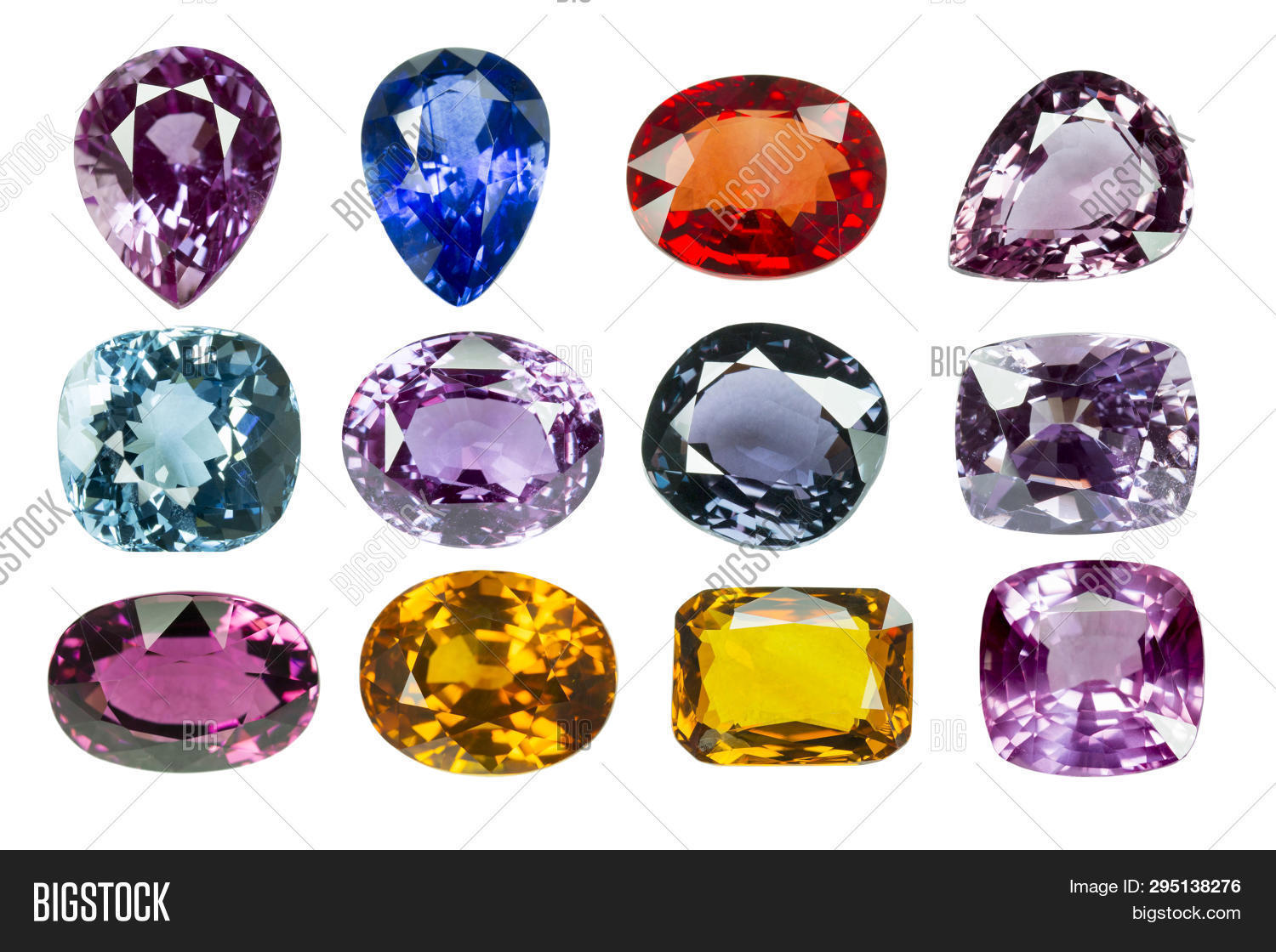 Set Bright Gemstone Image & Photo (Free Trial) | Bigstock