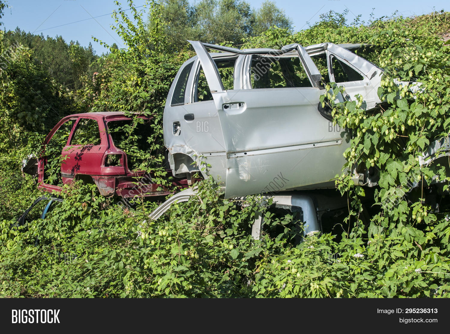 Old Crushed Cars Image & Photo (Free Trial) Bigstock