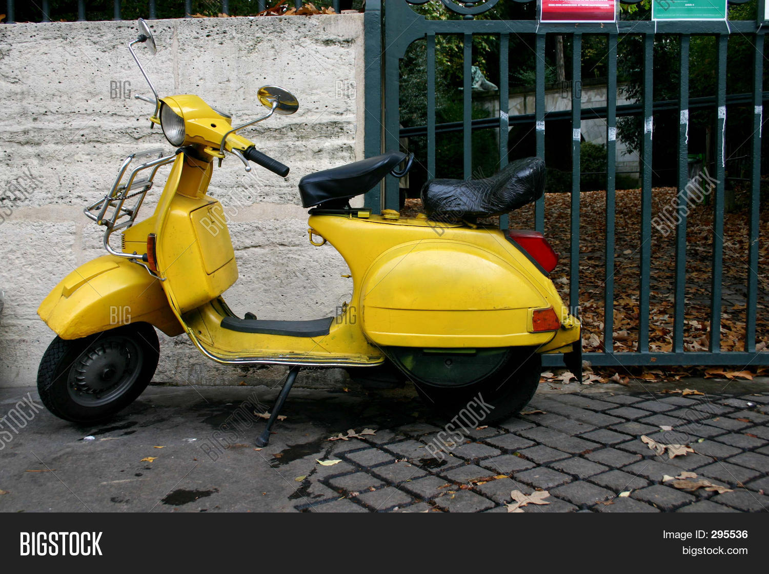 Yellow Scooter Image & Photo (Free Trial) Bigstock