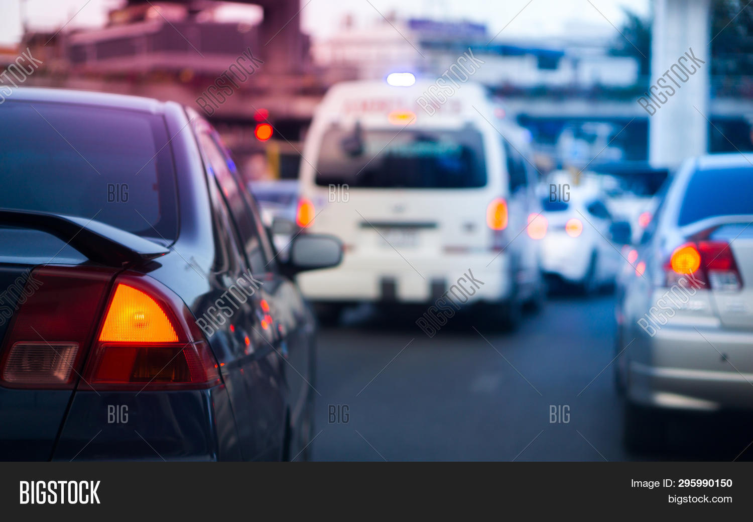 Traffic Jam Ambulance Image & Photo (Free Trial) Bigstock