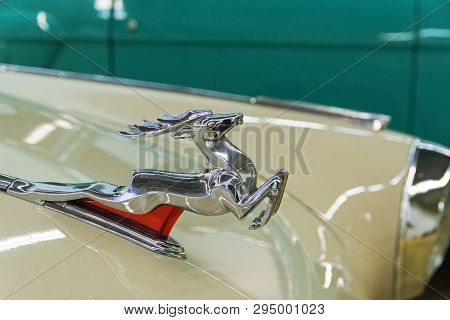 The Classic Emblem Of The Volga Gaz M-21 Cars