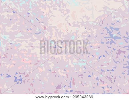 Creative Abstract Grunge Background. Pastel Colors. Random Small Shattered Fragments. Spotty, Patchy