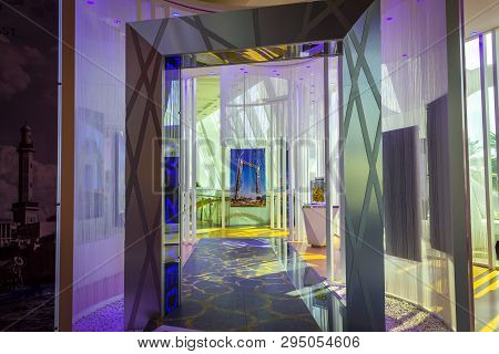Dubai, Uae - November 28, 2018: Al Bustan Centre In The Evening.
