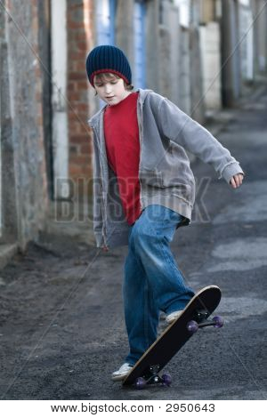 เด็กสเก็ตบอร์ด