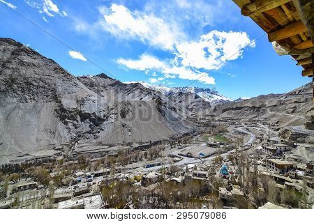 On The Road In Leh Ladakh Landscape.