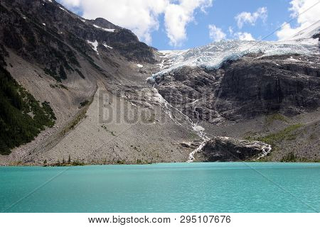 Upper Joffre Lake In Joffre Lakes Provincial Park, British Columbia, Canada.