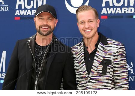 LAS VEGAS - APR 7:  Cody Alan, Trea Smith at the 54th Academy of Country Music Awards at the MGM Grand Garden Arena on April 7, 2019 in Las Vegas, NV