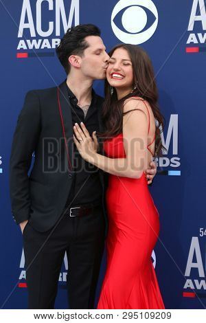 LAS VEGAS - APR 7:  Devin Dawson, Leah Sykes at the 54th Academy of Country Music Awards at the MGM Grand Garden Arena on April 7, 2019 in Las Vegas, NV