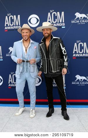 LAS VEGAS - APR 7:  Chris Lucas, Preston Brust at the 54th Academy of Country Music Awards at the MGM Grand Garden Arena on April 7, 2019 in Las Vegas, NV