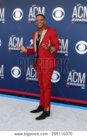 LAS VEGAS - APR 7:  Jimmie Allen at the 54th Academy of Country Music Awards at the MGM Grand Garden Arena on April 7, 2019 in Las Vegas, NV