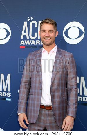 LAS VEGAS - APR 7:  Brett Young at the 54th Academy of Country Music Awards at the MGM Grand Garden Arena on April 7, 2019 in Las Vegas, NV