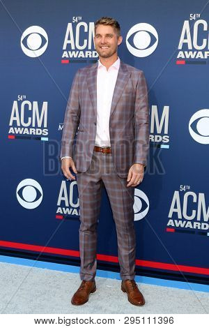 LAS VEGAS - APR 7:  Brett Young at the 54th Academy of Country Music Awards at the MGM Grand Garden Arena on April 7, 2019 in Las Vegas, NV