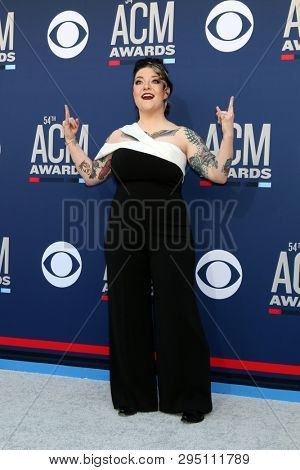 LAS VEGAS - APR 7:  Ashley McBryde at the 54th Academy of Country Music Awards at the MGM Grand Garden Arena on April 7, 2019 in Las Vegas, NV