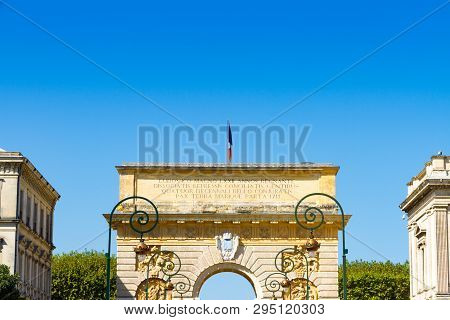 Porte Du Peyrou, Montpellier, France. Inscr: Louis The Great Reigned 72 Yr., Conspirator Nations Wer