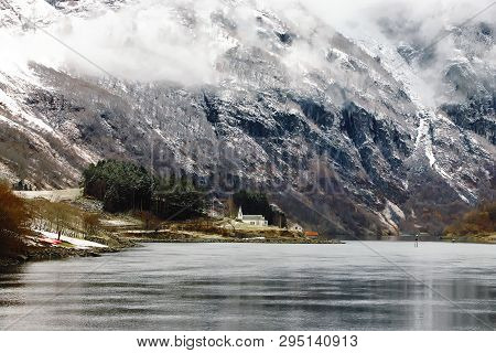 Nature And Tiny Church Are Fully Preserved From Environmental Threats In Dramatic Landscapes Of Naer