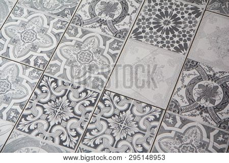 Portuguese Or Spanish Retro Old Tiles Mosaiс