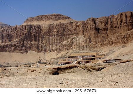 Temple Of Hatshepshut, Carved In The Mountainside Egypt