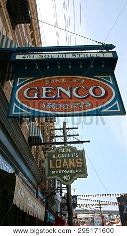 Osaka,japan - 13 Apr, 2019:the Movie Set Of Genco Pura Olive Oil Company Appearing  In The Movie Sce