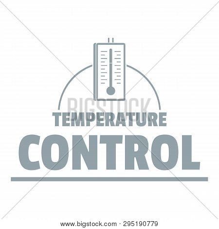 Temperature Control Logo. Simple Illustration Of Temperature Control Logo For Web