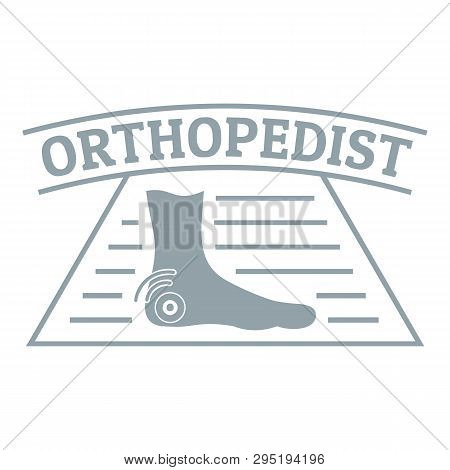 Leg Orthopedic Logo. Simple Illustration Of Leg Orthopedic Logo For Web