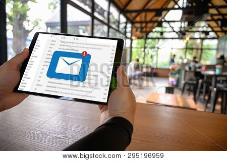 Mail Communication Connection Message To Mailing Contacts Phone Global Letters Concept