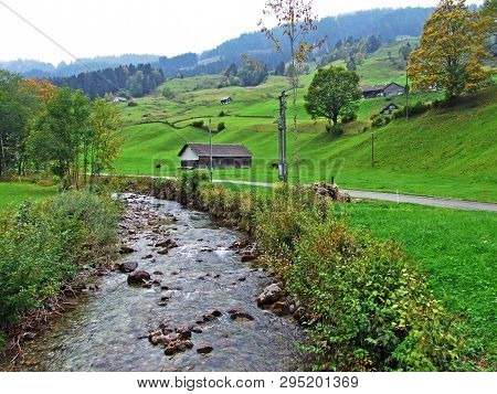 The Wiss Thur Stream In The Stein Settlement And The Obertoggenburg Region - Canton Of St. Gallen, S