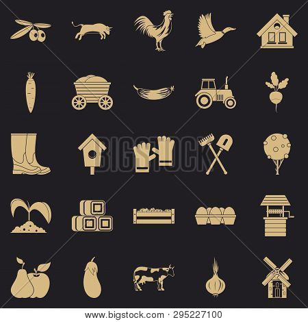 Pantry Icons Set. Simple Set Of 25 Pantry Vector Icons For Web For Any Design