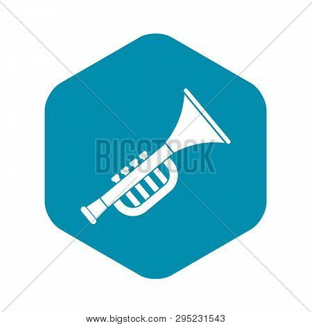 Trumpet Toy Icon. Simple Illustration Of Trumpet Toy Vector Icon For Web