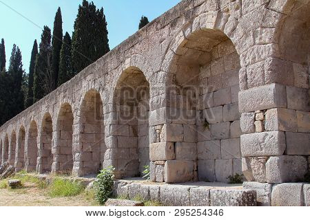 Archaeological Antiquity Asklepion On The Island Of Kos